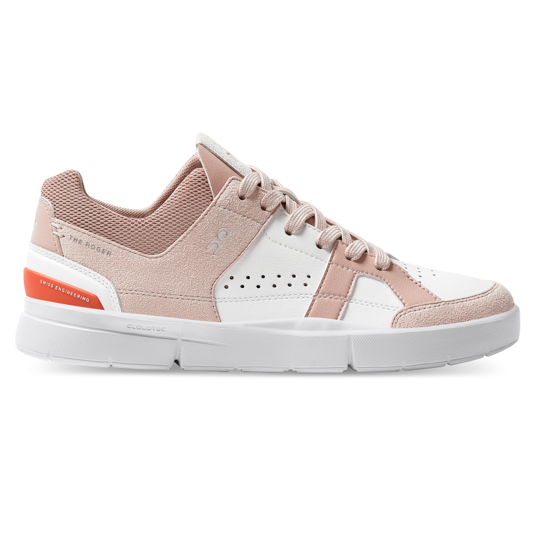 THE ROGER Clubhouse 64R0B463 Rose/White On Running Women