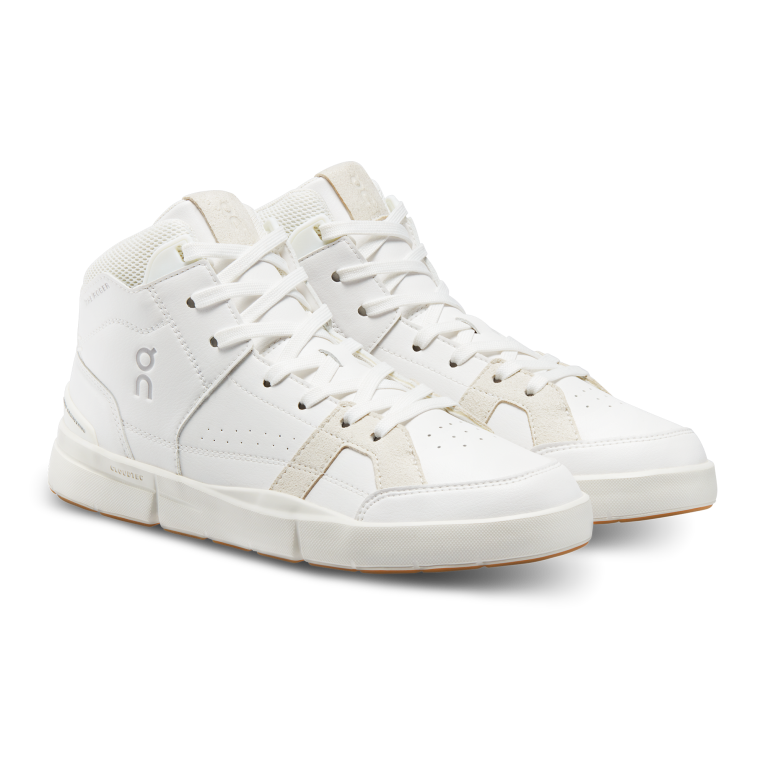 THE ROGER Clubhouse Mid 64R0B173 White/Sand On Running Women
