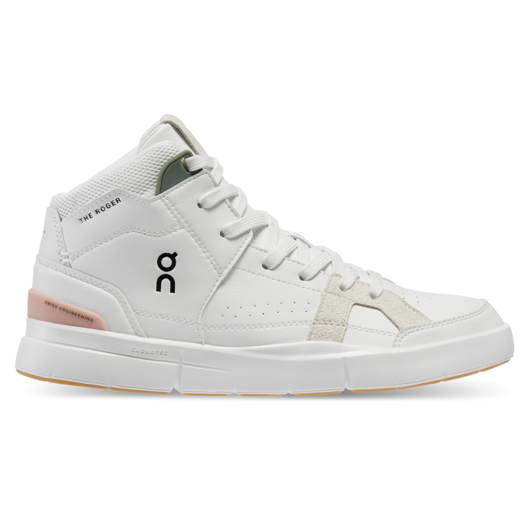 THE ROGER Clubhouse Mid 64R0B174 White/Rose On Running Women