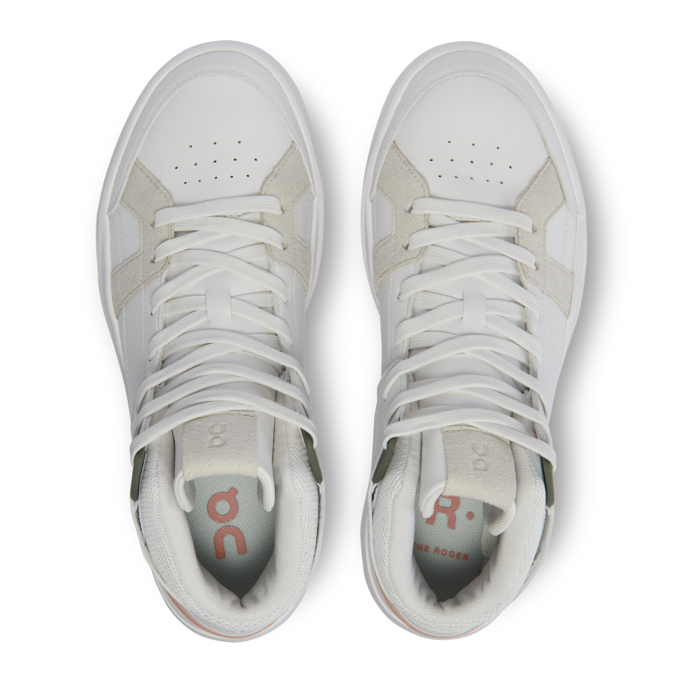 THE ROGER Clubhouse Mid 64R0B174 White/Rose On Running Women