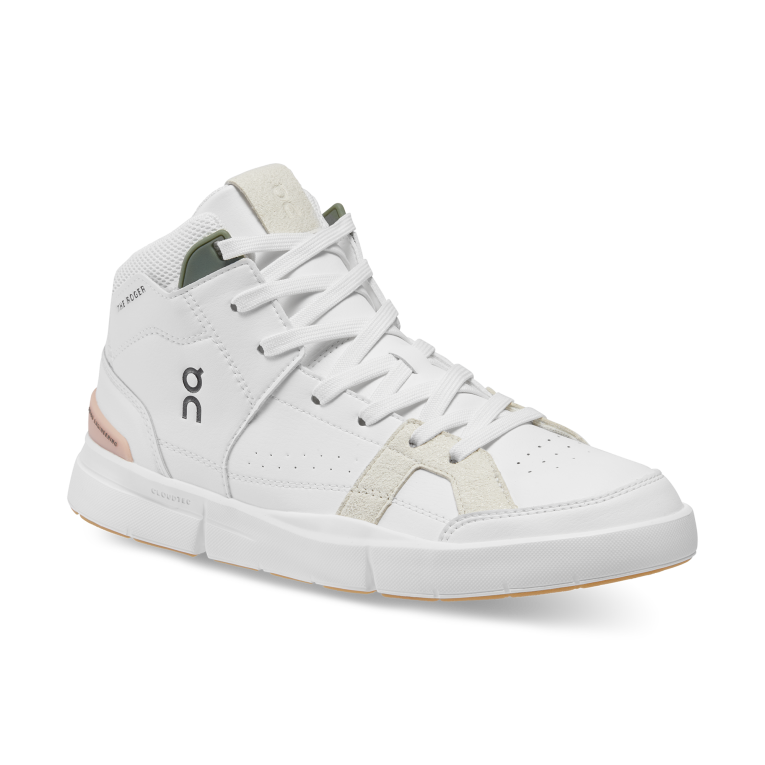 THE ROGER Clubhouse Mid 64R0B174 White/Rose On Running Women