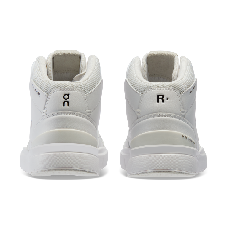 THE ROGER Clubhouse Mid 64R0B176 All White On Running Women